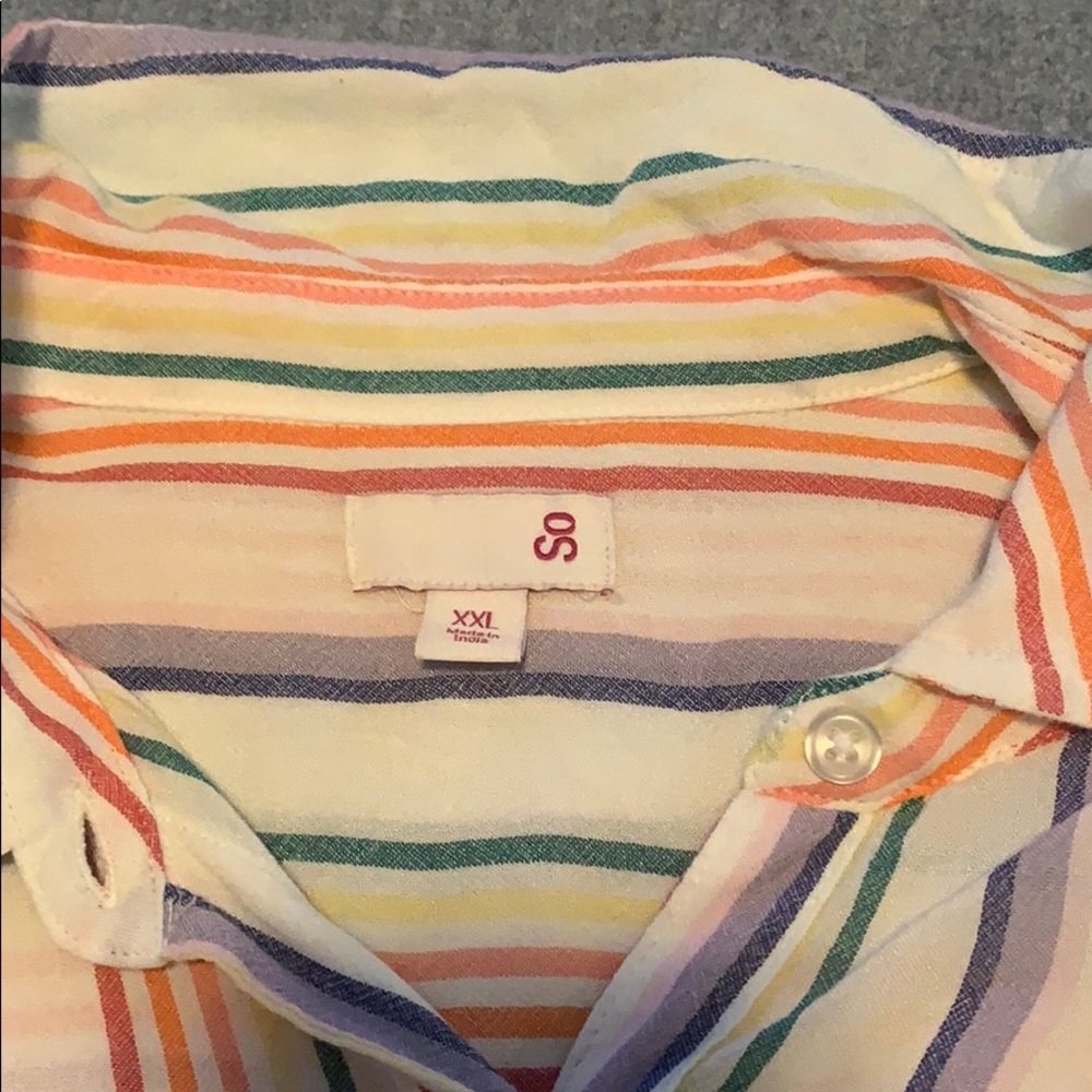 Striped woman’s blouse